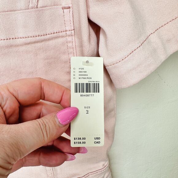 NWT Anthropologie Pilcro The Kit Utility Denim Short Sleeve Romper Playsuit 2 - Picture 6 of 14